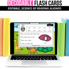 Load image into Gallery viewer, Fluency Flash Cards MEGA BUNDLE (Editable) - Science of Reading Aligned - K - 2nd Grade