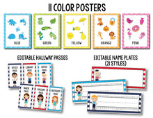 Load image into Gallery viewer, Nautical Theme MEGA BUNDLE Nautical Classroom