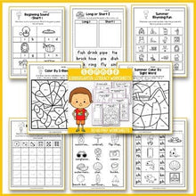 Load image into Gallery viewer, Summer Activities For Kindergarten (Literacy No Prep) - Summer Review
