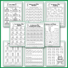 Load image into Gallery viewer, St Patrick's Day Activities Kindergarten, St Patrick's Day Math Worksheets