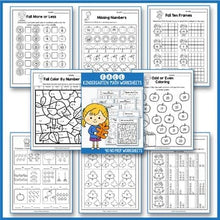 Load image into Gallery viewer, Fall Activities Kindergarten - Fall Math Worksheets Kindergarten