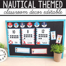 Load image into Gallery viewer, Nautical Theme MEGA BUNDLE Nautical Classroom