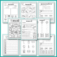 Load image into Gallery viewer, Back To School Activities For Kindergarten Literacy