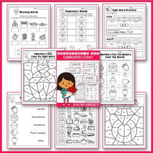 Load image into Gallery viewer, Valentine's Day Activities For Kindergarten Literacy No Prep