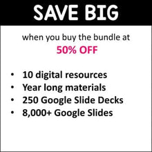 Load image into Gallery viewer, BUNDLE Activities and Games for Google Slides for Kindergarten