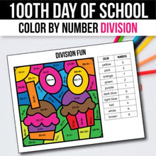 Load image into Gallery viewer, Basic Division Coloring Worksheets for 3rd 4th 5th Grade