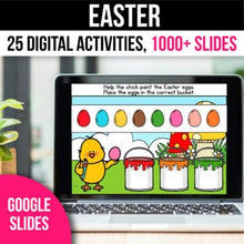 Load image into Gallery viewer, Easter Spring Activities for Google Slides - Kindergarten