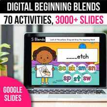 Load image into Gallery viewer, Beginning Blends Activities for Google Slides