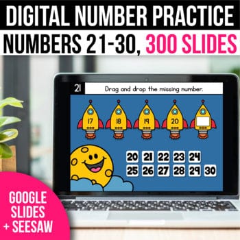 Math Games and Activities for Google Slides 21-30 Winter Math Centers ...