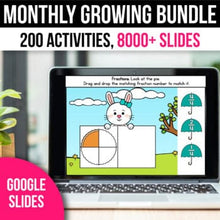 Load image into Gallery viewer, Math & Literacy Centers for 1st Grade Games Google Slides Bundle