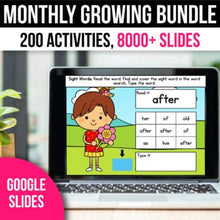 Load image into Gallery viewer, Math & Literacy Centers for 1st Grade Games Google Slides Bundle