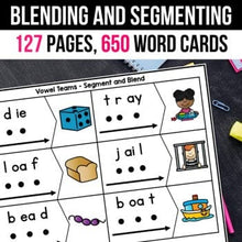 Load image into Gallery viewer, Phoneme Blending and Segmenting Activities