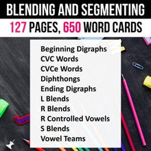 Load image into Gallery viewer, Phoneme Blending and Segmenting Activities