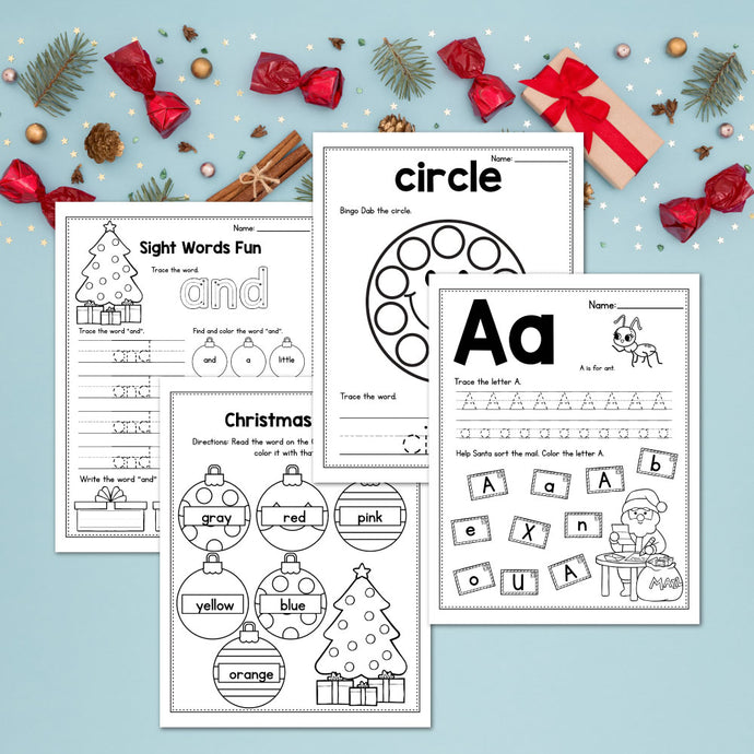 FREE Printable Christmas Worksheets For Preschool