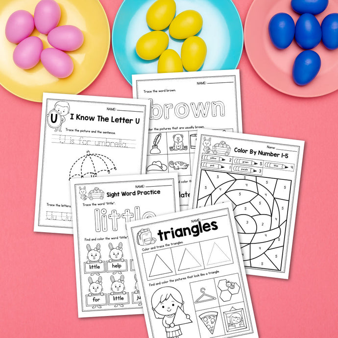 FREE Printable Easter Worksheets For Preschool