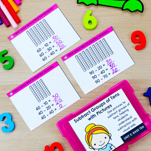 1st Grade Math Task Cards, Centers, Games MEGA BUNDLE - CCSS Aligned