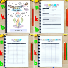 Load image into Gallery viewer, 1st Grade Substitute Planner, Templates, Worksheets MEGA BUNDLE