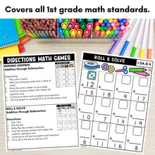 Load image into Gallery viewer, 1st Grade Math Games by Standard - CCSS Aligned - No Prep
