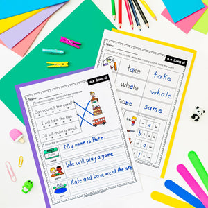 Buy3Get1 FREE B6 - Nonfiction Decodable Passages, Writing Activities, Realistic Passages, Decodable Strips