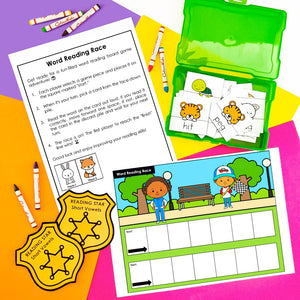 Buy3Get1 FREE B11 - Multisyllabic Words, Reading Passages, Decodable Poems, Partner Plays