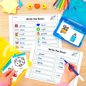 Write the Room Words and Sentences MEGA BUNDLE - SOR Aligned - K - 2nd Grade