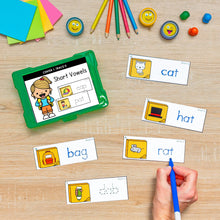 Load image into Gallery viewer, Short Vowel Themed Phonics Task Cards - SOR Aligned GROWING BUNDLE