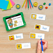 Load image into Gallery viewer, Buy3Get1 FREE B15 - CVC Word Worksheets, Phonics Books, Short Vowels Task Cards