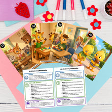 Load image into Gallery viewer, 240 Feelings &amp; Emotions Conversation Cards for Kids | Who What Why Cards | Social Skills, Safety &amp; Self-Regulation