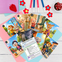 Load image into Gallery viewer, 240 Feelings &amp; Emotions Conversation Cards for Kids | Who What Why Cards | Social Skills, Safety &amp; Self-Regulation