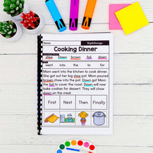 Load image into Gallery viewer, 50 Diphthongs Decodable Read &amp; Sequence Phonics Passages
