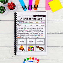 Load image into Gallery viewer, 50 Diphthongs Decodable Read &amp; Sequence Phonics Passages