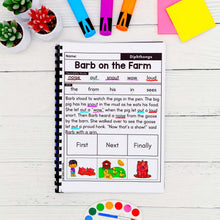Load image into Gallery viewer, 50 Diphthongs Decodable Read &amp; Sequence Phonics Passages