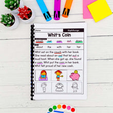 Load image into Gallery viewer, 50 Diphthongs Decodable Read &amp; Sequence Phonics Passages