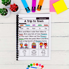 Load image into Gallery viewer, 50 Diphthongs Decodable Read &amp; Sequence Phonics Passages