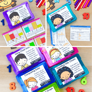 1st Grade Math Task Cards, Centers, Games MEGA BUNDLE - CCSS Aligned