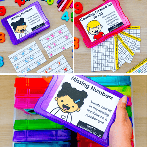 1st Grade Math Task Cards, Centers, Games MEGA BUNDLE - CCSS Aligned