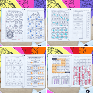 Buy3Get1 FREE B17 - Addition, Subtraction, Multiplication & Division Mini Books