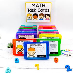 3rd Grade Math Task Cards - CCSS Aligned
