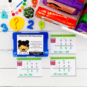 3rd Grade Math Task Cards - CCSS Aligned