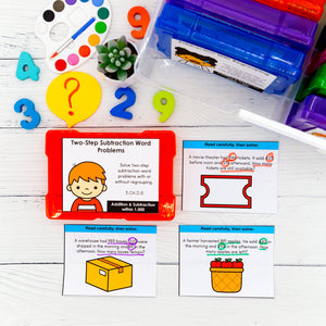 3rd Grade Math Task Cards - CCSS Aligned