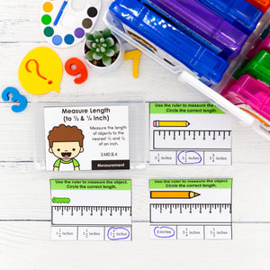 3rd Grade Math Task Cards - CCSS Aligned