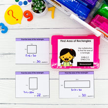 Load image into Gallery viewer, 3rd Grade Math Task Cards - CCSS Aligned