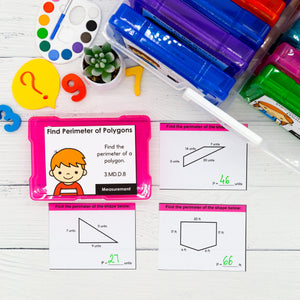 3rd Grade Math Task Cards - CCSS Aligned