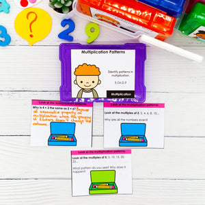 3rd Grade Math Task Cards - CCSS Aligned