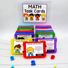 Load image into Gallery viewer, 3rd Grade Math Task Cards - CCSS Aligned