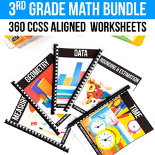 Load image into Gallery viewer, 3rd Grade Math Worksheets MEGA BUNDLE