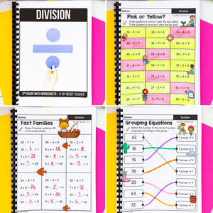 3rd Grade Math Worksheets MEGA BUNDLE