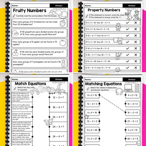 3rd Grade Math Worksheets MEGA BUNDLE