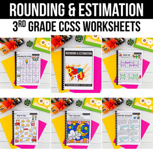 3rd Grade Math Worksheets MEGA BUNDLE