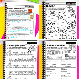 3rd Grade Math Worksheets MEGA BUNDLE